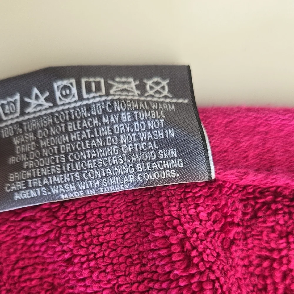 Pink Turkish Cotton Hand Towels - set of 3